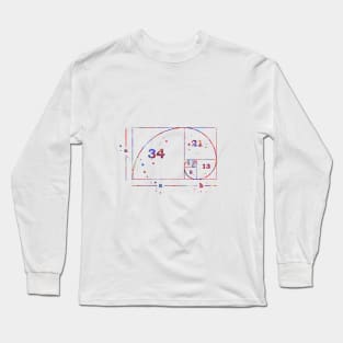 Fibonacci spiral Long Sleeve T-Shirt